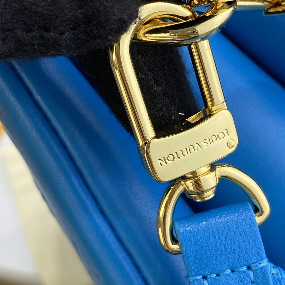 LV M21282 Louis Vuitton Coussin PM Bag Turquoise blue - Default Title - View 7