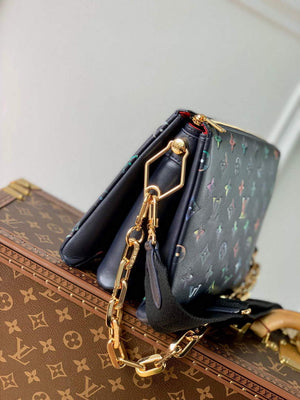 LV M21353 Louis Vuitton Coussin PM Handbag Navy Blue - Default Title - View 2