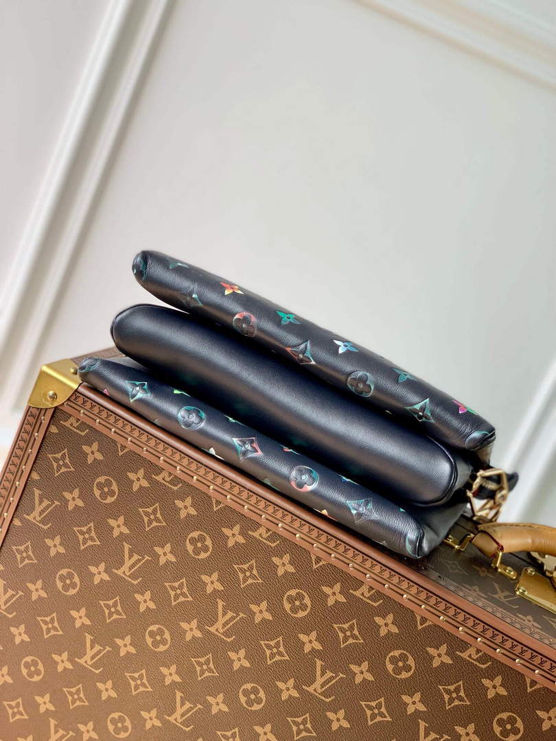LV M21353 Louis Vuitton Coussin PM Handbag Navy Blue - Default Title - View 3