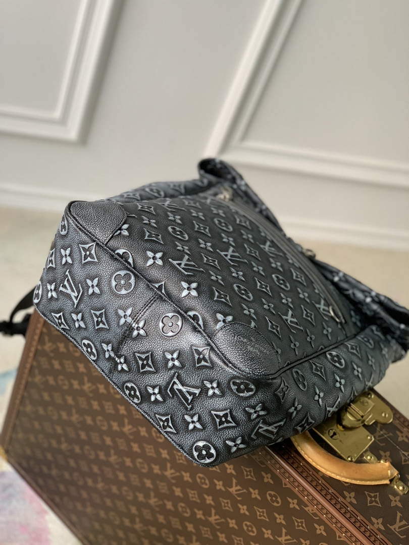 LV M21359 Louis Vuitton Roll Top Backpack Charcoal - Default Title - View 4