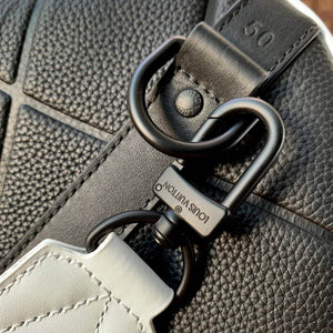 LV M21382 Louis Vuitton Keepall Bandouliere 50 Bag Black - Default Title - View 7