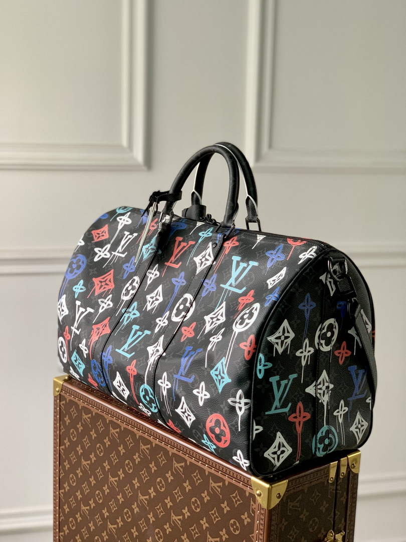 LV M21384 Louis Vuitton Keepall Bandouliere 50 Bag - Default Title - View 3