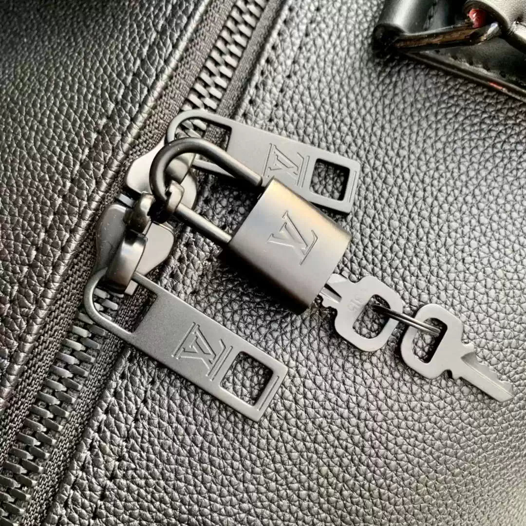 LV M21420 Louis Vuitton Keepall Bandouliere 50 Keepall Bandouli¨¨re LV Aerogram Black - Default Title - View 7
