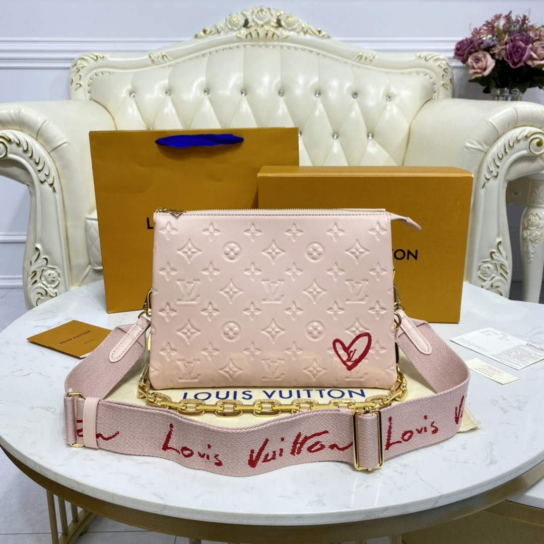 LV M21439 Louis Vuitton Coussin PM Bag Pink - Default Title - View 1