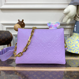 LV M21439 Louis Vuitton Coussin PM Handbag Light Purple - Default Title - View 1