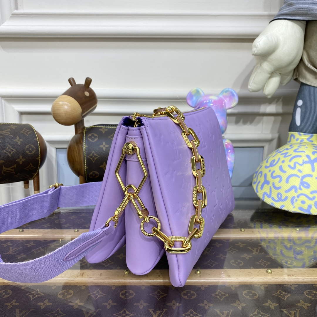 LV M21439 Louis Vuitton Coussin PM Handbag Light Purple - Default Title - View 3
