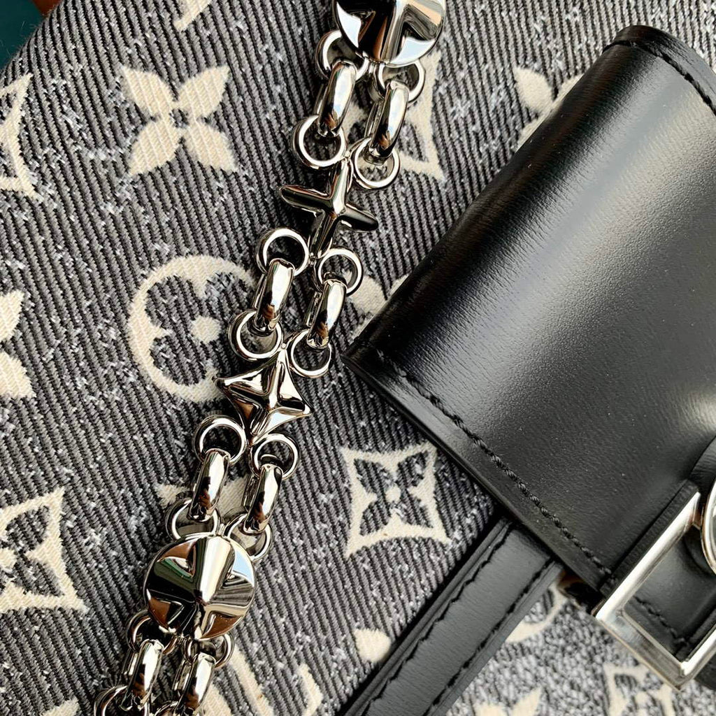 LV M21458 Louis Vuitton Dauphine MM Bag Grey