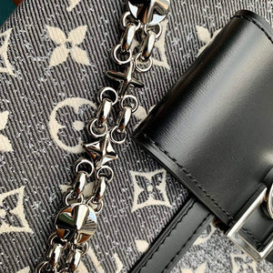 LV M21458 Louis Vuitton Dauphine MM Bag Grey - Default Title - View 8