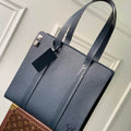 LV M21542 Louis Vuitton Takeoff Tote Bag Navy Blue - Default Title - View 1