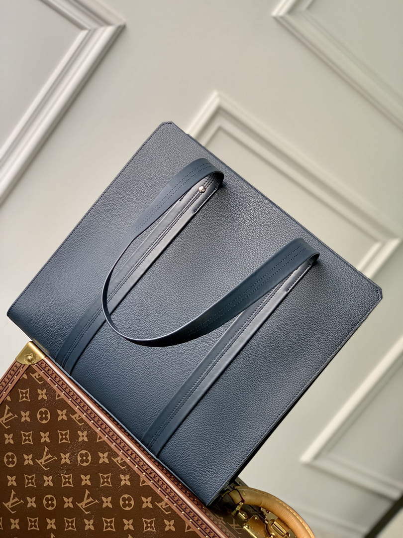 LV M21542 Louis Vuitton Takeoff Tote Bag Navy Blue - Default Title - View 2
