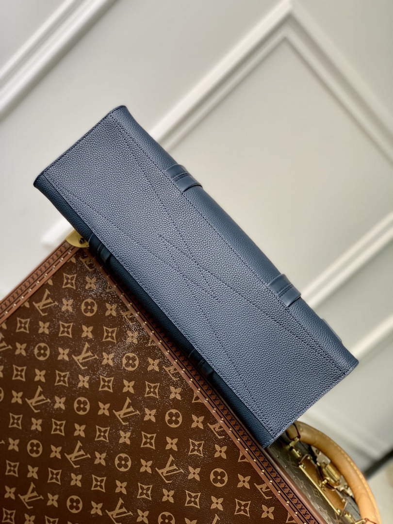 LV M21542 Louis Vuitton Takeoff Tote Bag Navy Blue - Default Title - View 4