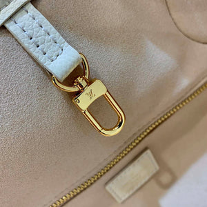 LV M21579 Louis Vuitton Neverfull MM Tote Bag M46649 Monogram Empreinte Leather Cream Pink - Default Title - View 5