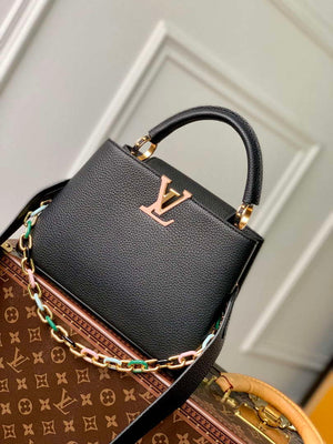LV M21641 Louis Vuitton Capucines BB Handbag Black - Default Title - View 1