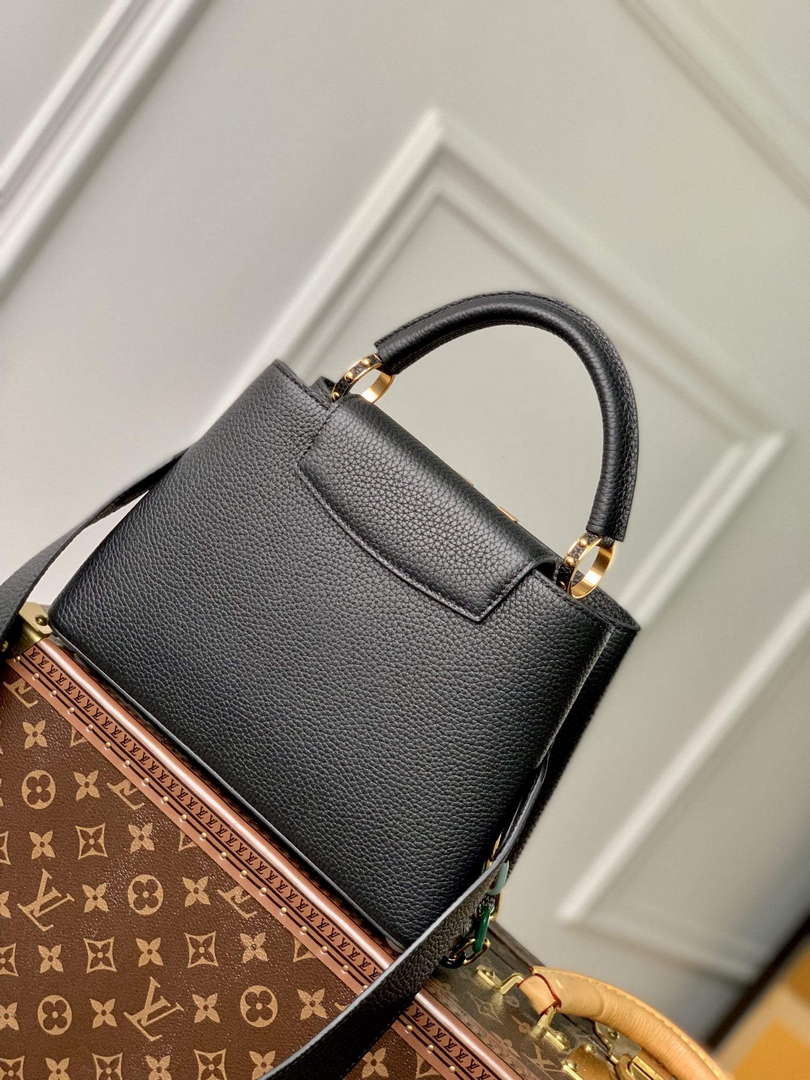 LV M21641 Louis Vuitton Capucines BB Handbag Black - Default Title - View 3