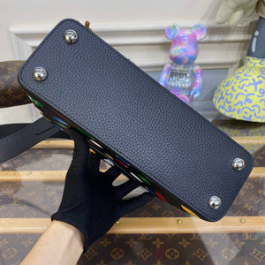 LV M21663 Louis Vuitton LV x YK Capucines BB Bag Black - Default Title - View 4
