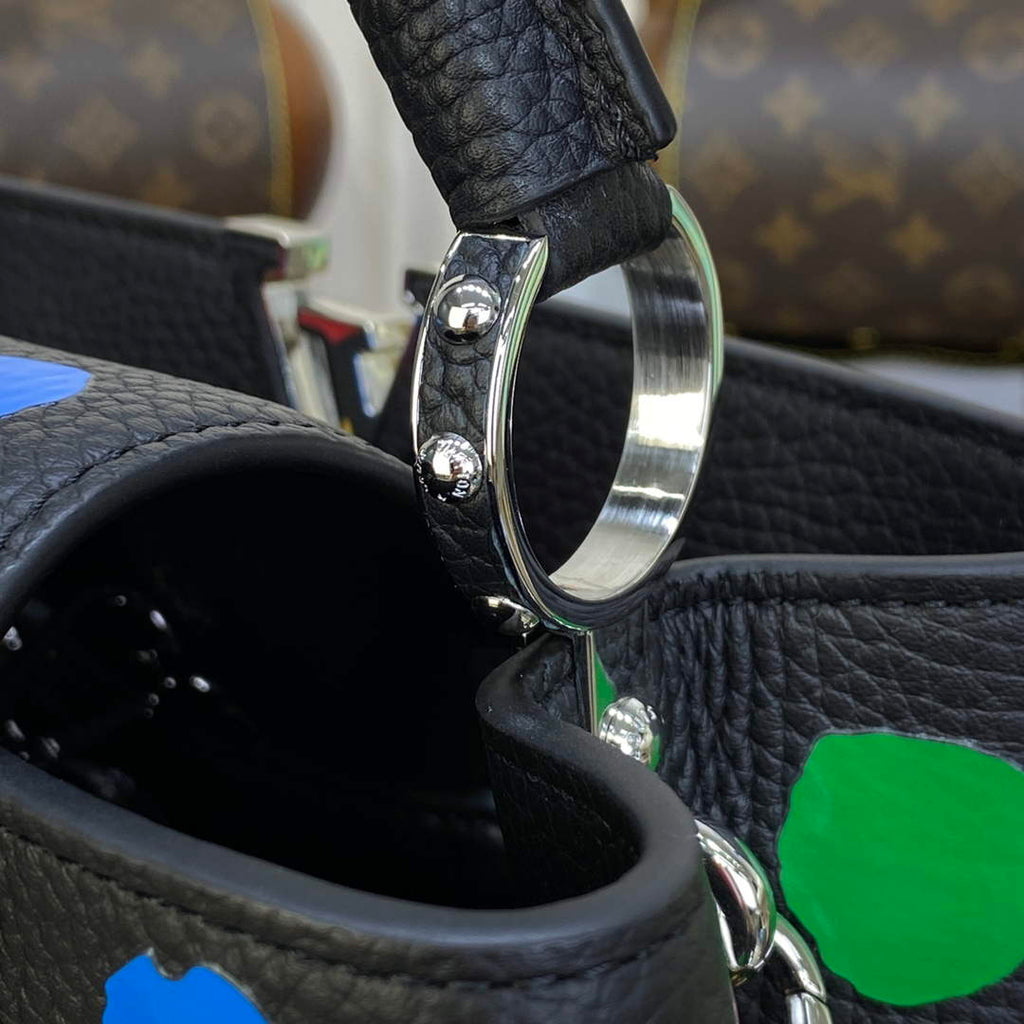 LV M21663 Louis Vuitton LV x YK Capucines BB Bag Black