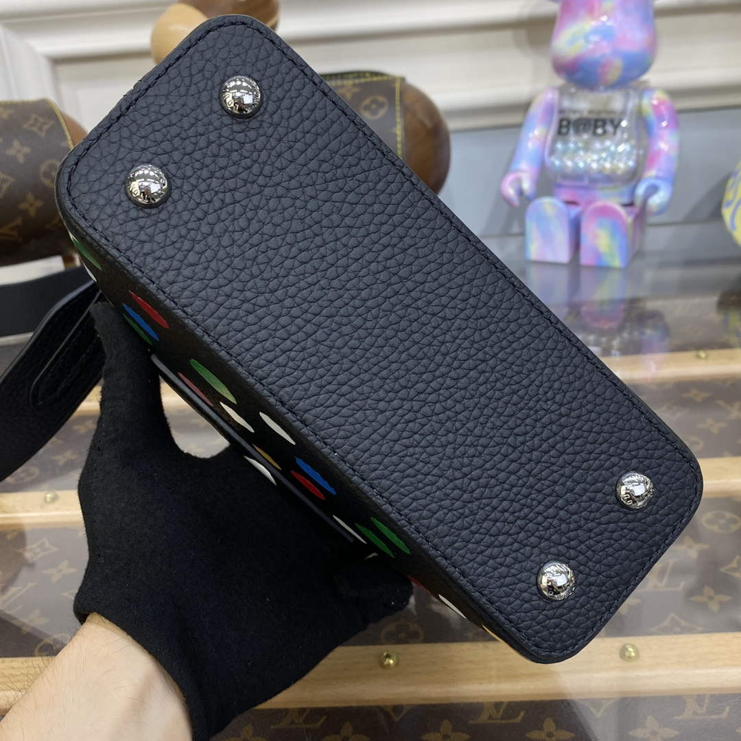 LV M21663 Louis Vuitton LV x YK Capucines Mini Bag Black - Default Title - View 4