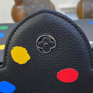 LV M21663 Louis Vuitton LV x YK Capucines MM Bag Black - Default Title - View 6