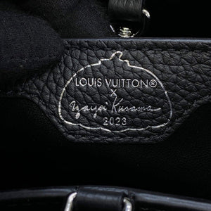 LV M21663 Louis Vuitton LV x YK Capucines MM Bag Black - Default Title - View 8