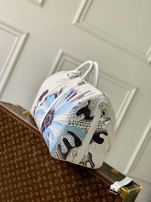 LV M21678 Louis Vuitton LV x YK Keepall Bandouliere 50 Bag - Default Title - View 3