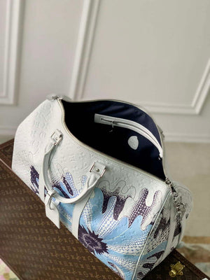 LV M21678 Louis Vuitton LV x YK Keepall Bandouliere 50 Bag - Default Title - View 7