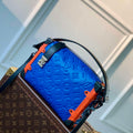LV M21709 Louis Vuitton Side Trunk PM Bag Blue - Default Title - View 1