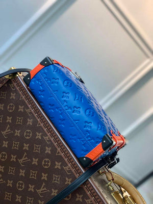 LV M21709 Louis Vuitton Side Trunk PM Bag Blue - Default Title - View 4