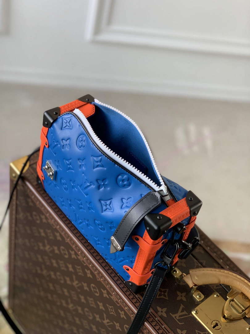 LV M21709 Louis Vuitton Side Trunk PM Bag Blue - Default Title - View 5