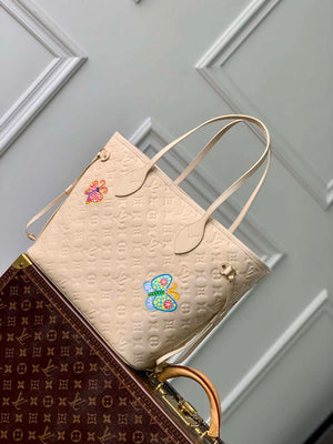 LV M21733 Louis Vuitton LV x YK Neverfull MM Bag Quartz - Default Title - View 2