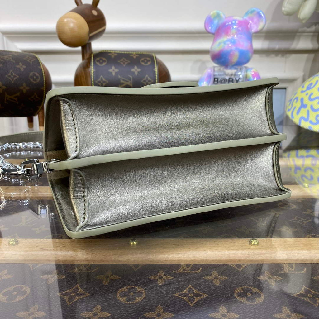 LV M21740 Louis Vuitton Mini Dauphine Bag Light gold