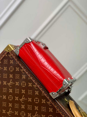 LV M21741 Louis Vuitton Side Trunk PM Bag Red Crocodile pattern - Default Title - View 4
