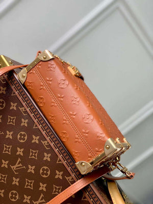 LV M21741 Louis Vuitton Side Trunk PM Bag Tan Brown - Default Title - View 4