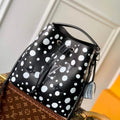LV M21753 Louis Vuitton LV x YK N¨¦ono¨¦ MM Bag Black White - Default Title - View 1