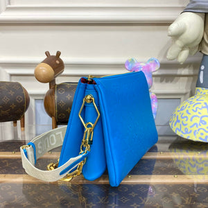 LV M21773 Louis Vuitton Coussin PM Handbag Blue - Default Title - View 3