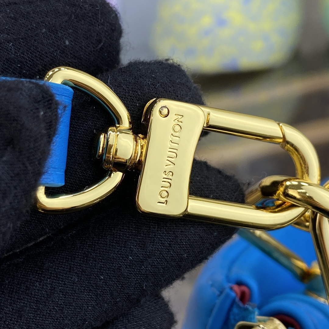 LV M21773 Louis Vuitton Coussin PM Handbag Blue - Default Title - View 7
