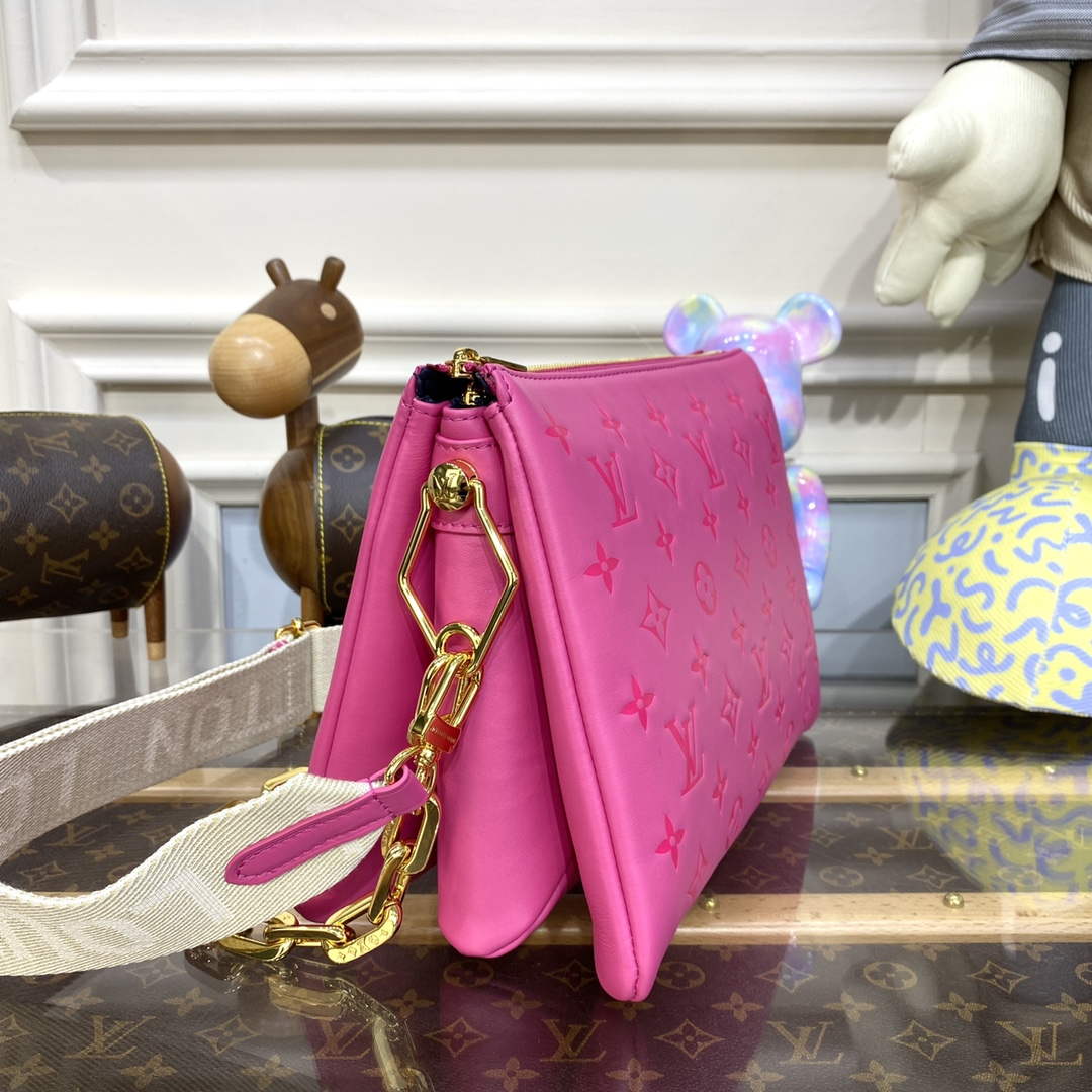 LV M21773 Louis Vuitton Coussin PM Handbag Rose Miami Pink - Default Title - View 2