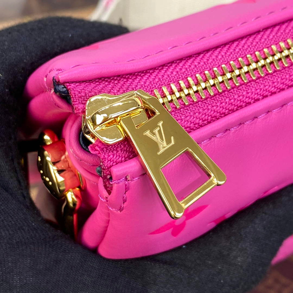 LV M21773 Louis Vuitton Coussin PM Handbag Rose Miami Pink