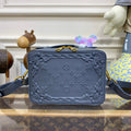 LV M21833 Louis Vuitton Handle Soft Trunk Bag Dark Shadow Grey - Default Title - View 1