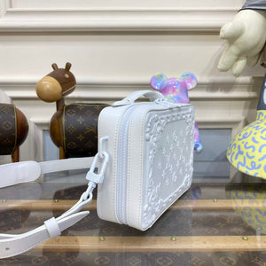 LV M21833 Louis Vuitton Handle Soft Trunk Bag Optic White - Default Title - View 3