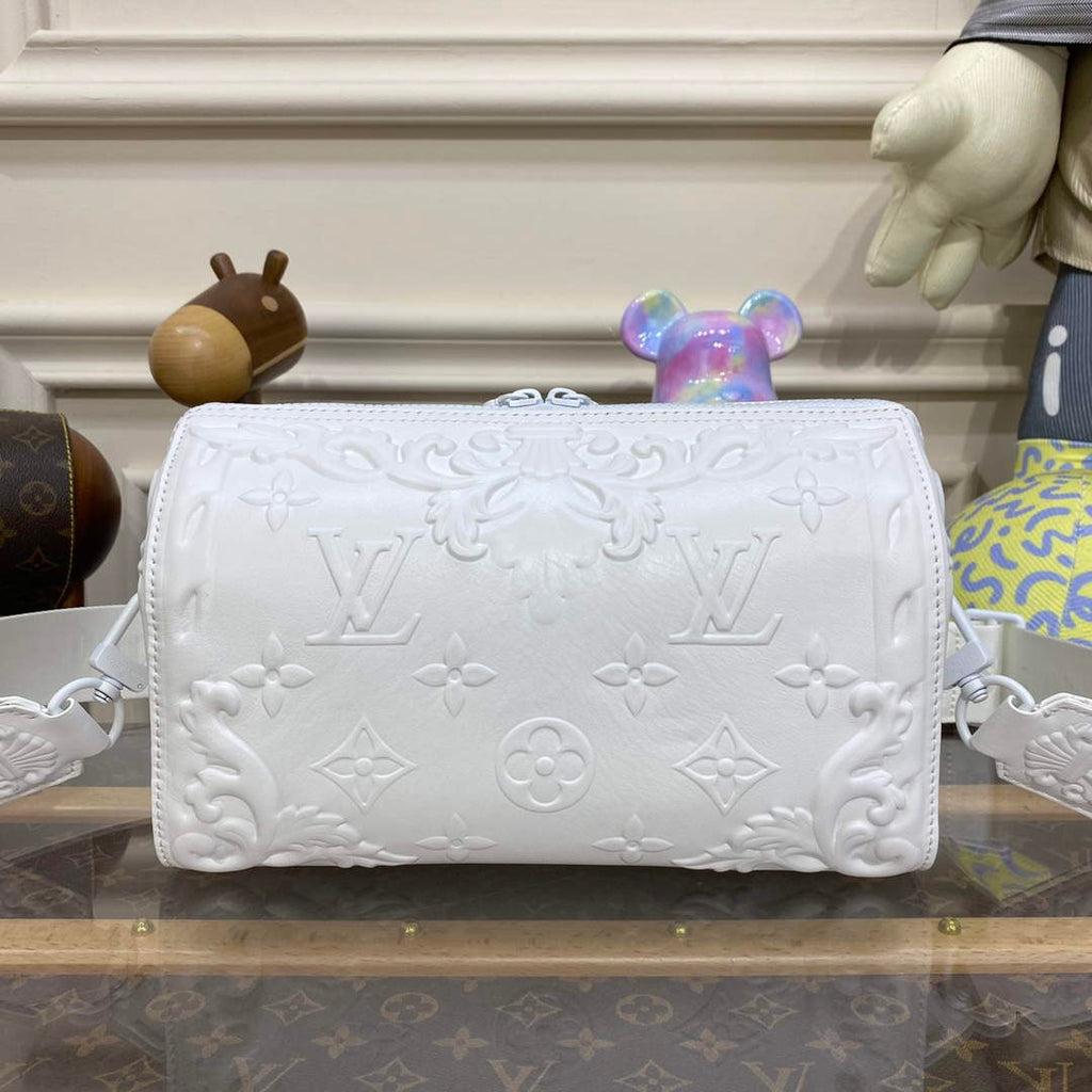 LV M21835 Louis Vuitton City Keepall Bag Optic White