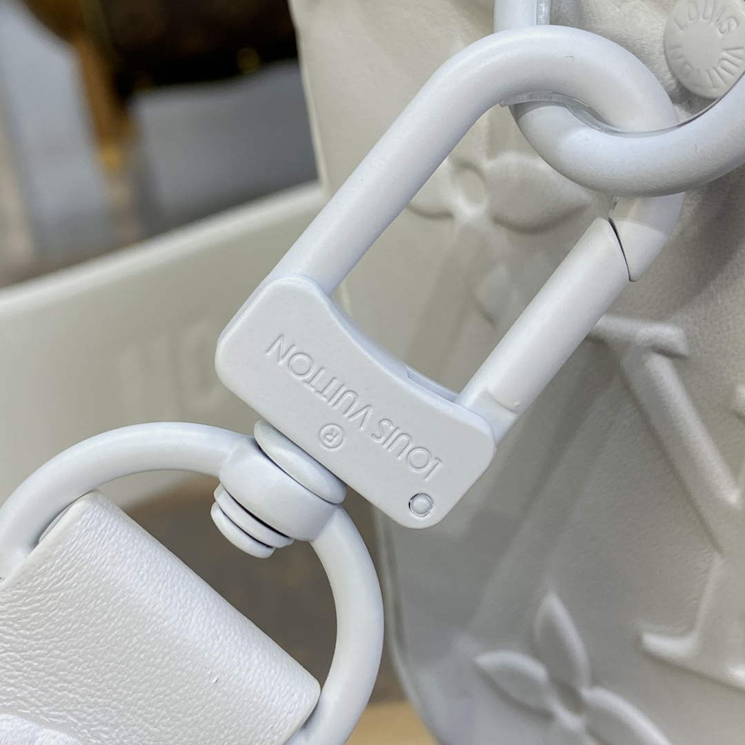 LV M21835 Louis Vuitton City Keepall Bag Optic White - Default Title - View 6