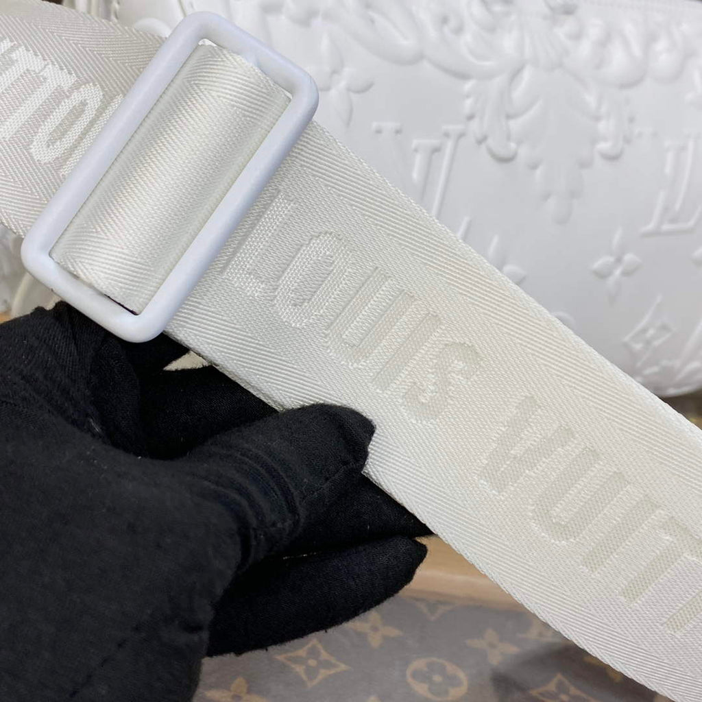 LV M21835 Louis Vuitton City Keepall Bag Optic White