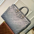 LV M21841 Louis Vuitton Sac Plat Tote Bag Dark Shadow Grey - Default Title - View 1