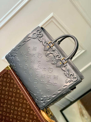 LV M21841 Louis Vuitton Sac Plat Tote Bag Dark Shadow Grey - Default Title - View 2