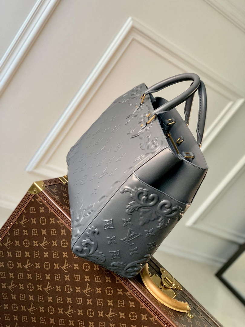 LV M21841 Louis Vuitton Sac Plat Tote Bag Dark Shadow Grey - Default Title - View 3