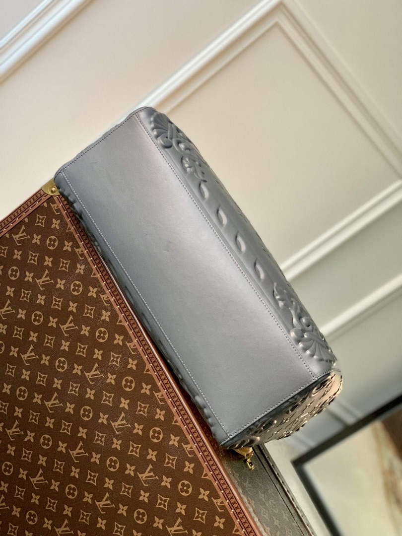LV M21841 Louis Vuitton Sac Plat Tote Bag Dark Shadow Grey - Default Title - View 4