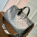 LV M21845 Louis Vuitton Keepall Bandouliere 50 Bag Dark Shadow Grey - Default Title - View 1