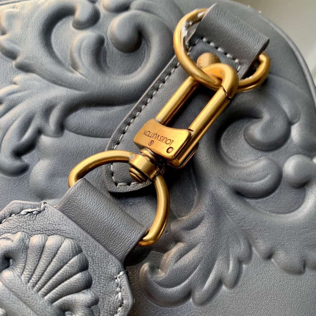 LV M21845 Louis Vuitton Keepall Bandouliere 50 Bag Dark Shadow Grey - Default Title - View 6