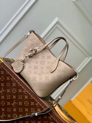 LV M21849 Louis Vuitton Blossom PM Mahina Tote Bag Galet - Default Title - View 2