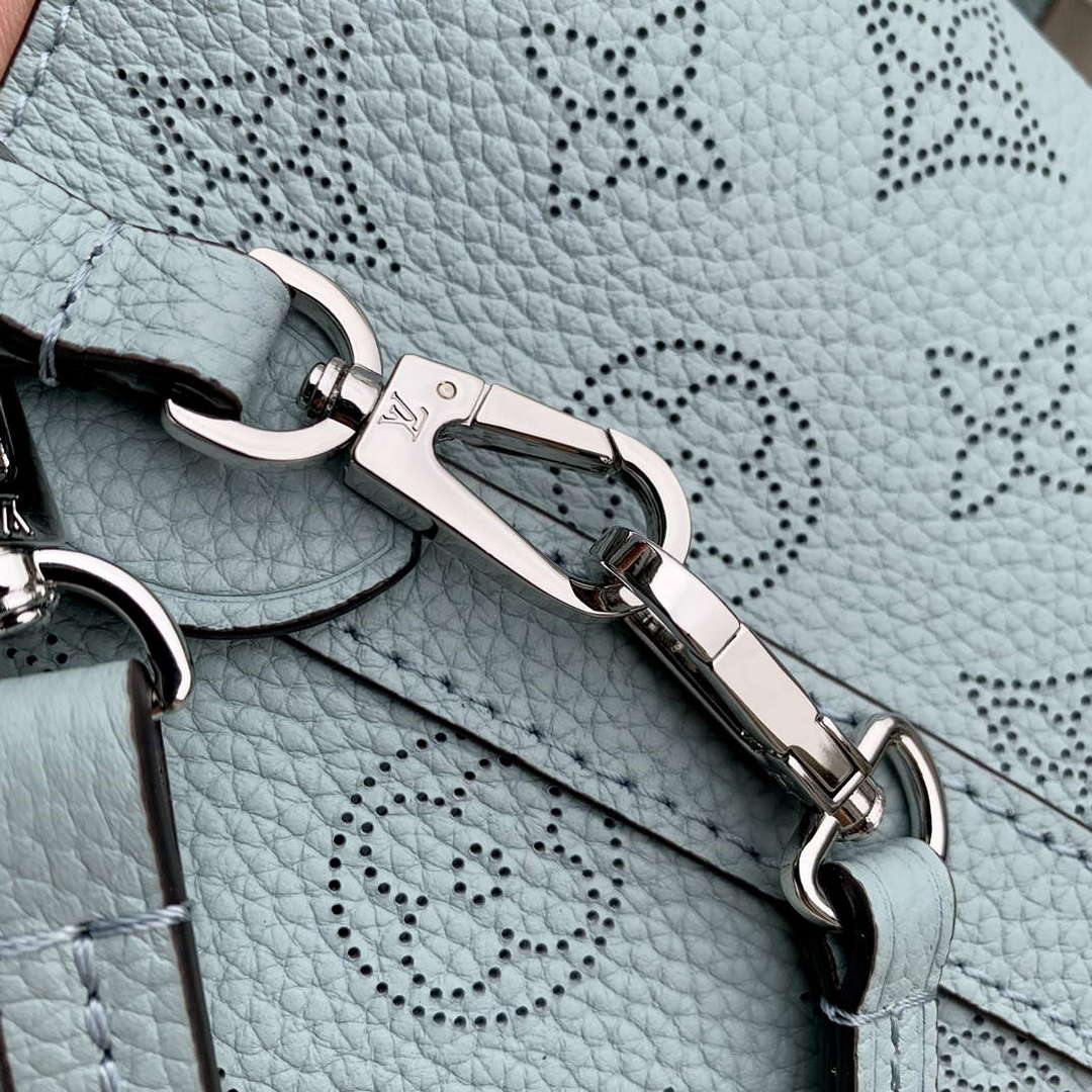 LV M21849 Louis Vuitton Blossom PM Tote Bag Mahina leather Sky blue - Default Title - View 7